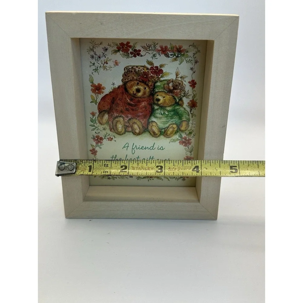 Hallmark Mary's Bears A Friend Is The Best Gift Vintage 90's Wall Shelf Decor
